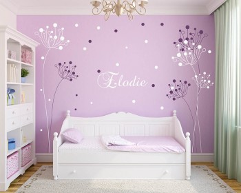 Dandelion with Name Decal Dandelion with Name Decal